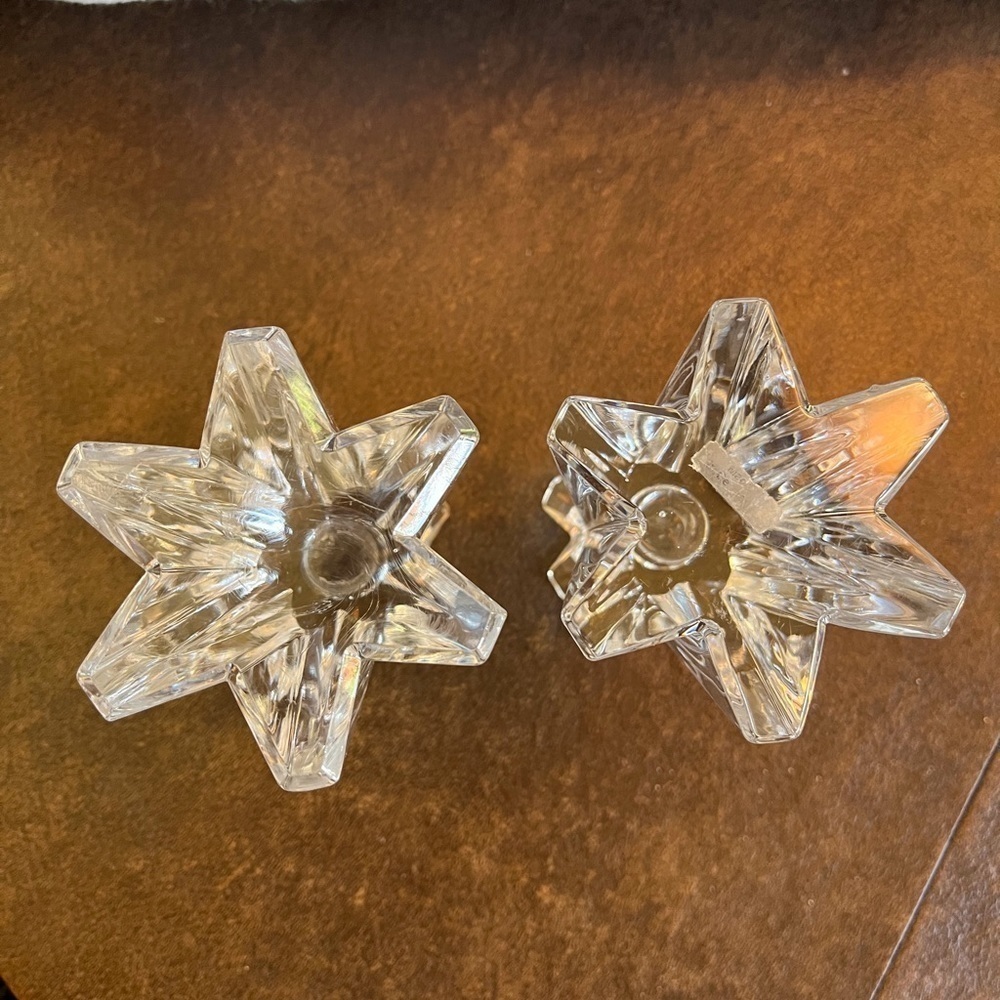 Lenox Crystal Candlesticks, matching pair, made in Germany - Picture 5 of 7